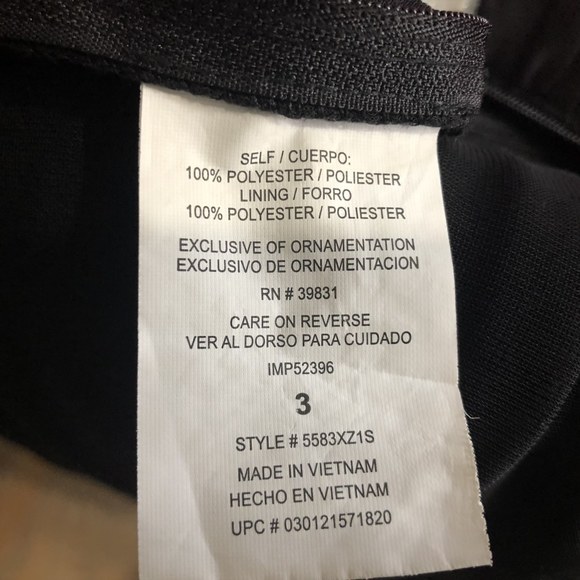 Sequin Hearts 3 Dress‎ Black Formal Maxi Rhinestone - Picture 5 of 5